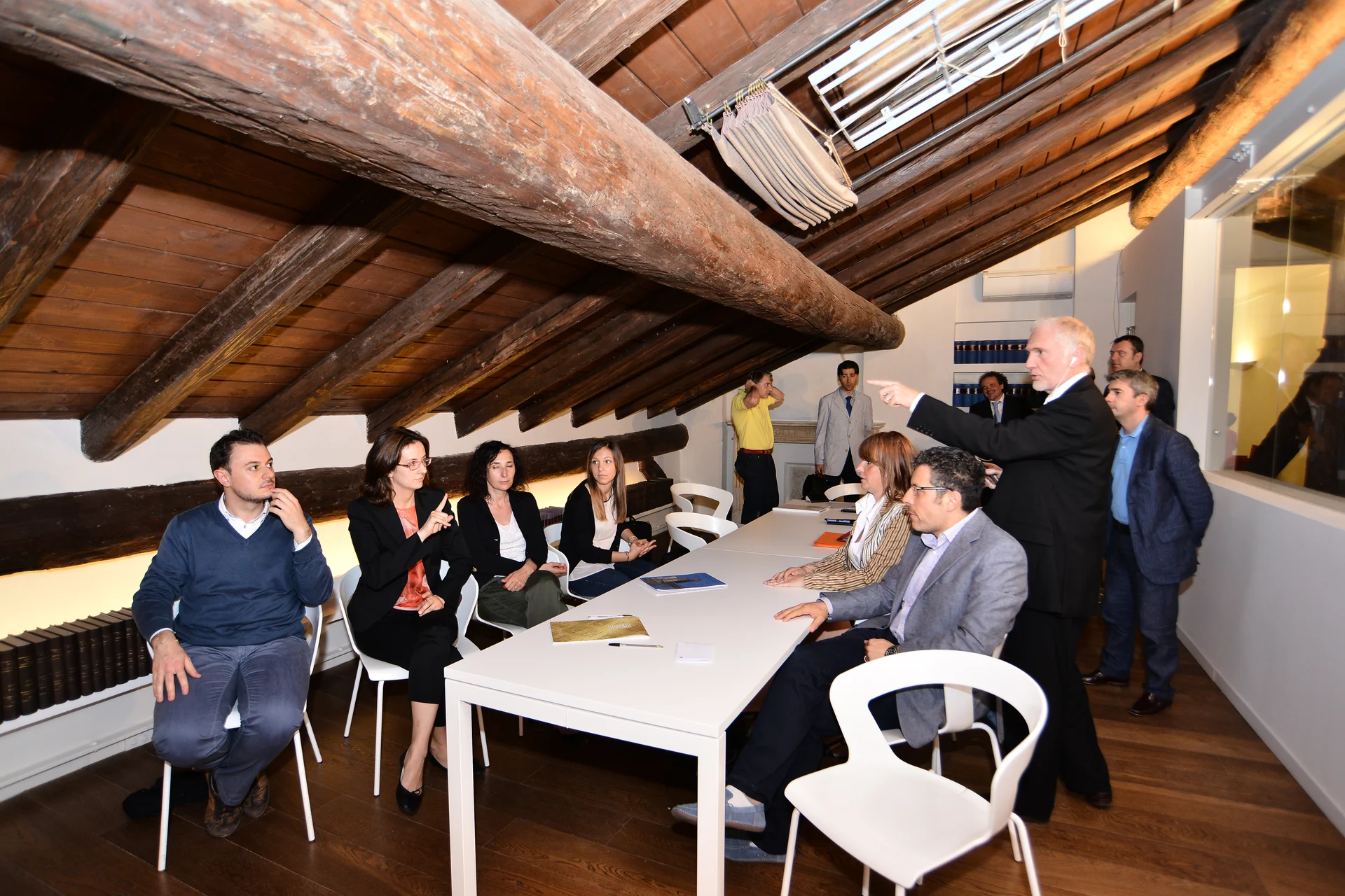 Il team New Forum SAS con Massimo Zaghi